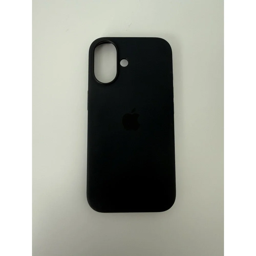 Apple iPhone 16 Silicone Case Black Matte MagSafe Camera Control NEW No Box